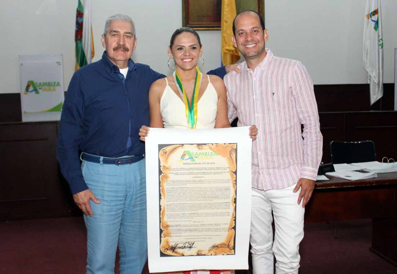 Diputado Jesús Antonio Peña Parra, Ana María Molina y Gustavo Adolfo Andrade Dussan.